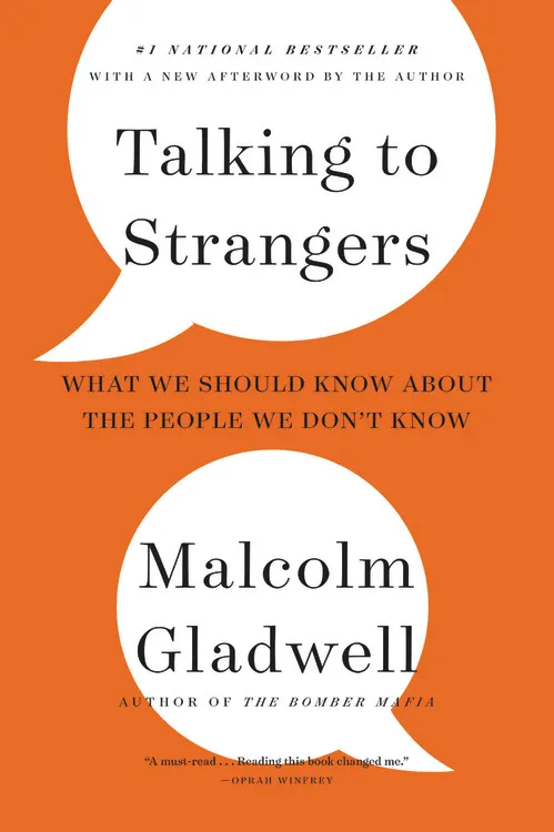 The cover of Talking to Strangers by Malcolm Gladwell