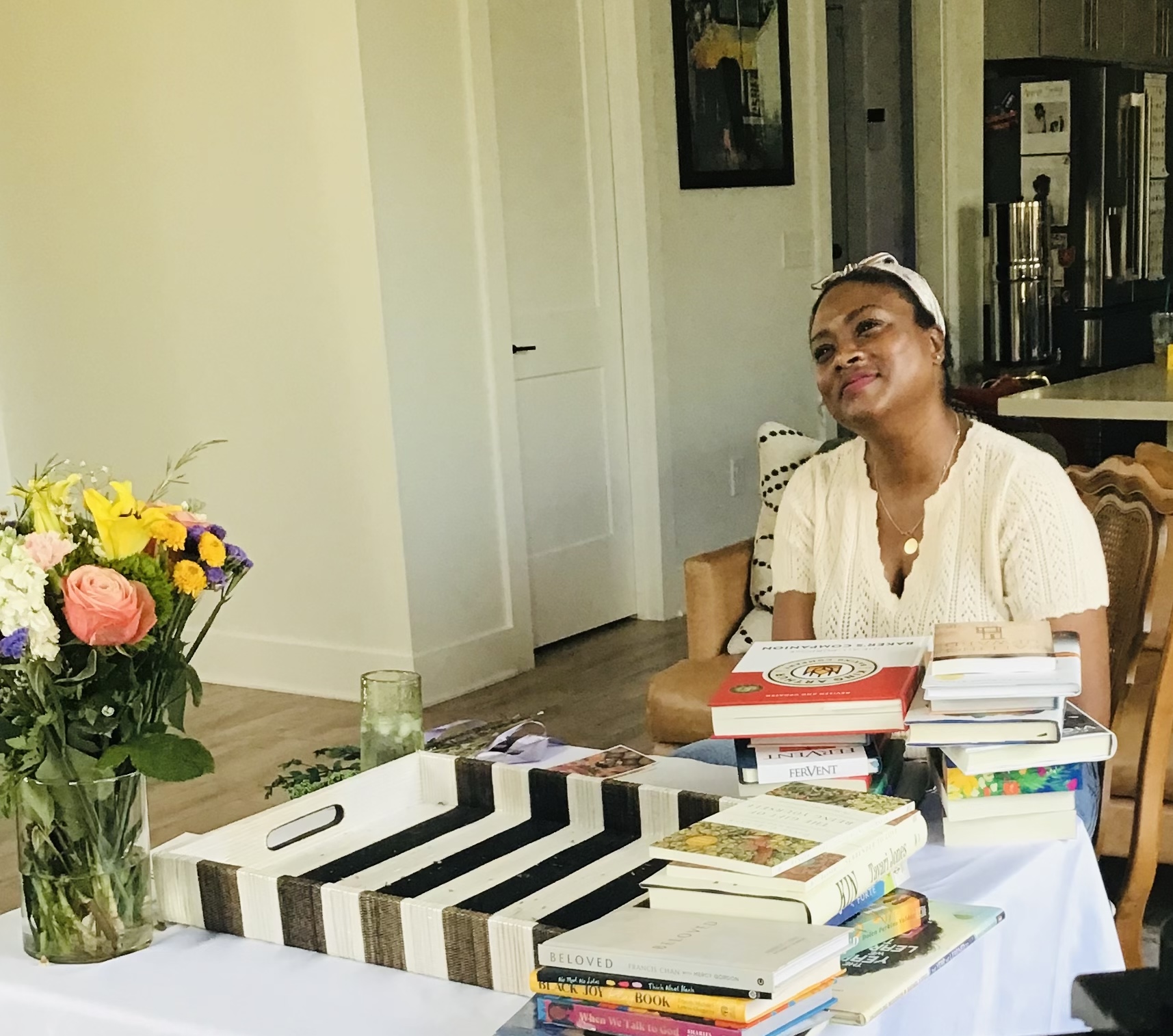 Pamela at the first Bookgush celebration